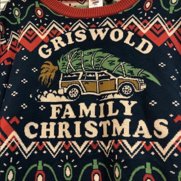Griswold Family Christmas Ugly Sweater Size 2XL - Picture 6 of 13